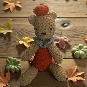 Crochet Pumpkin Bear